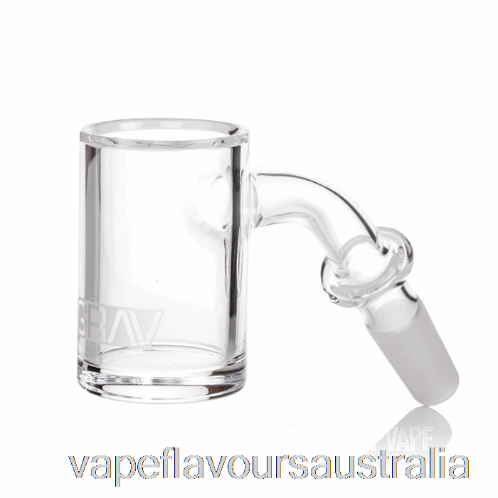 Vape Australia GRAV 10mm Seamless Quartz Bucket Banger 45 Degree